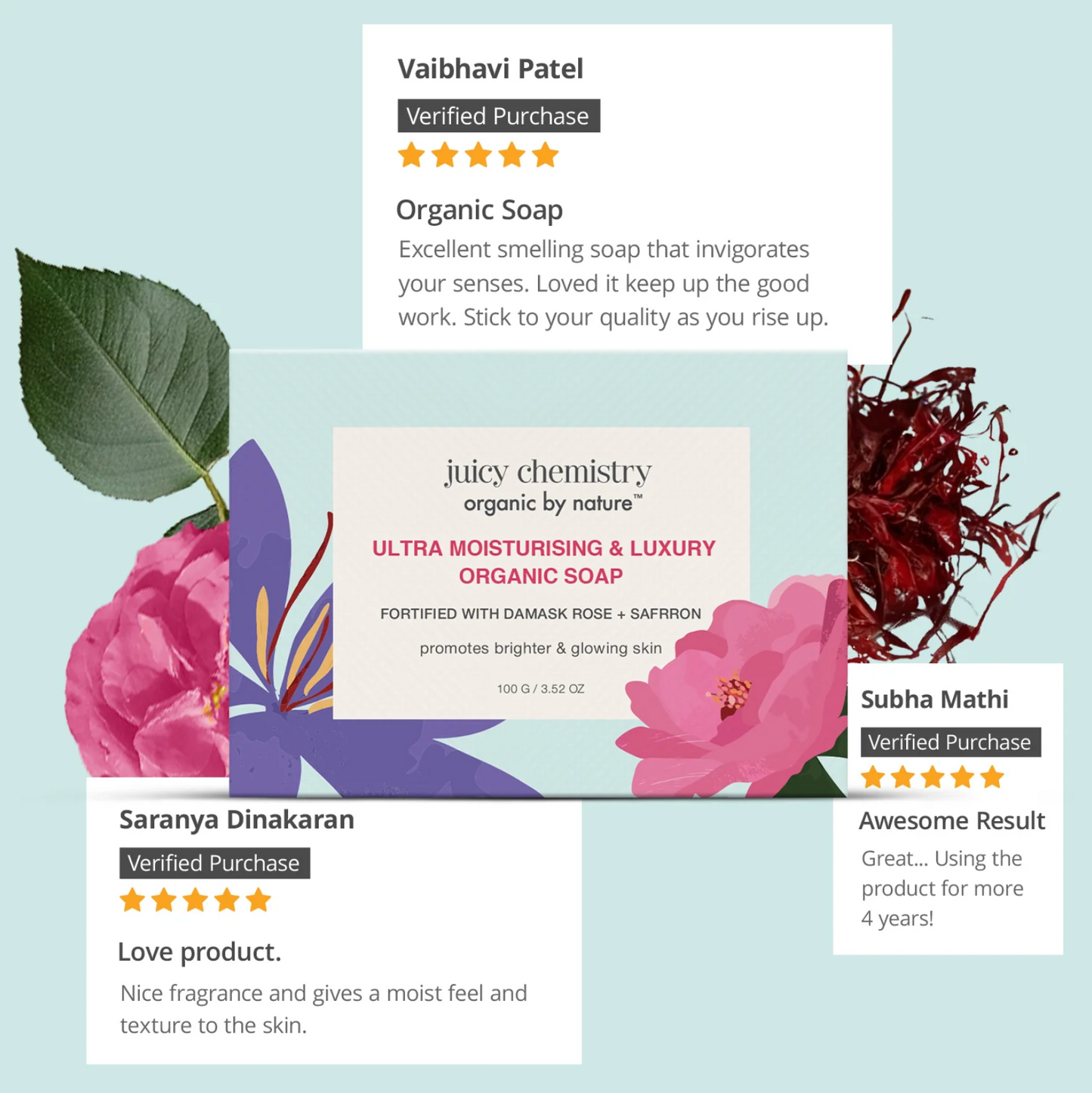 Rosehip and Germanium Ultra Moisturizing and Luxurious Organic Soap