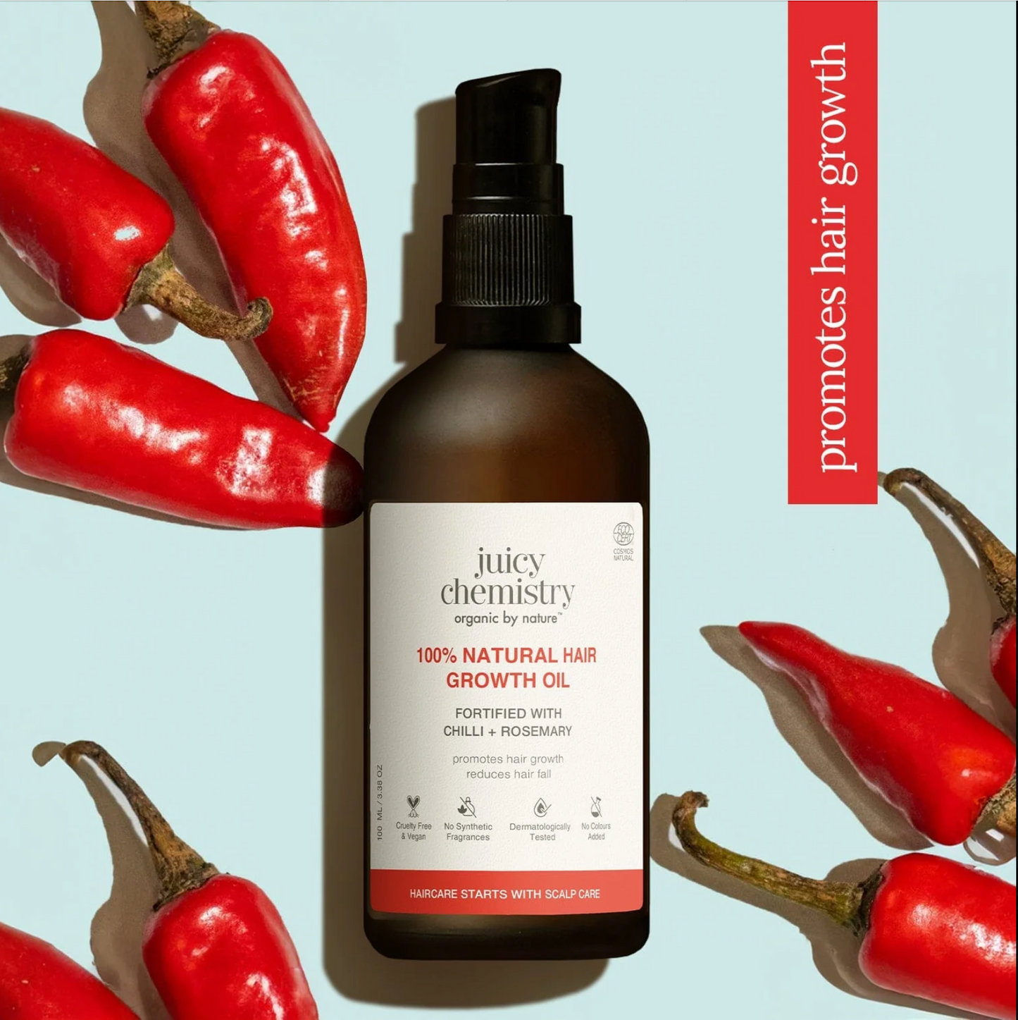 Chilli, Horsetail and Black Seed Hair Growth Oil