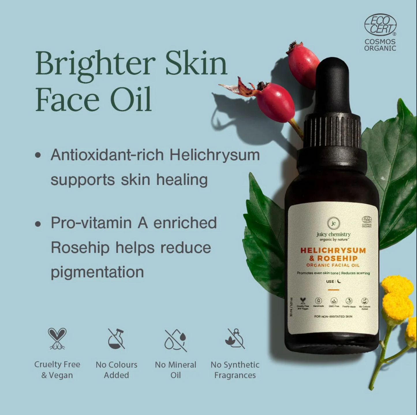 Helichrysum and Rose Hip Facial Oil