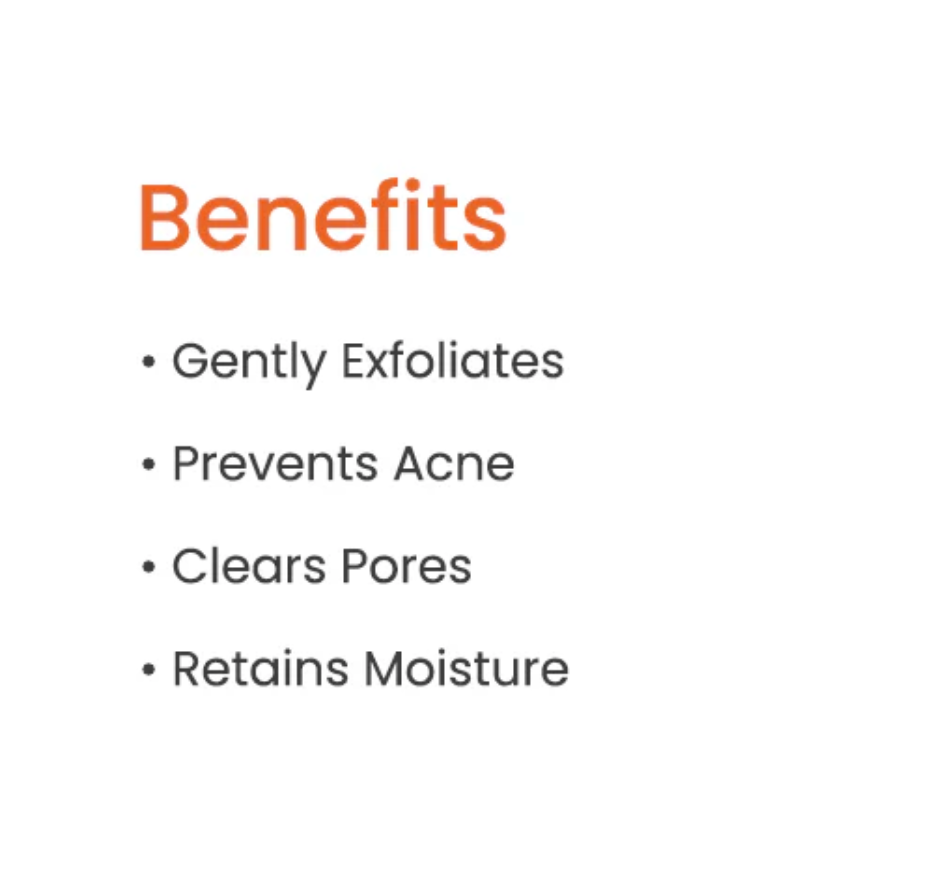 Exfoliating Face Cleanser with AHA and BHA