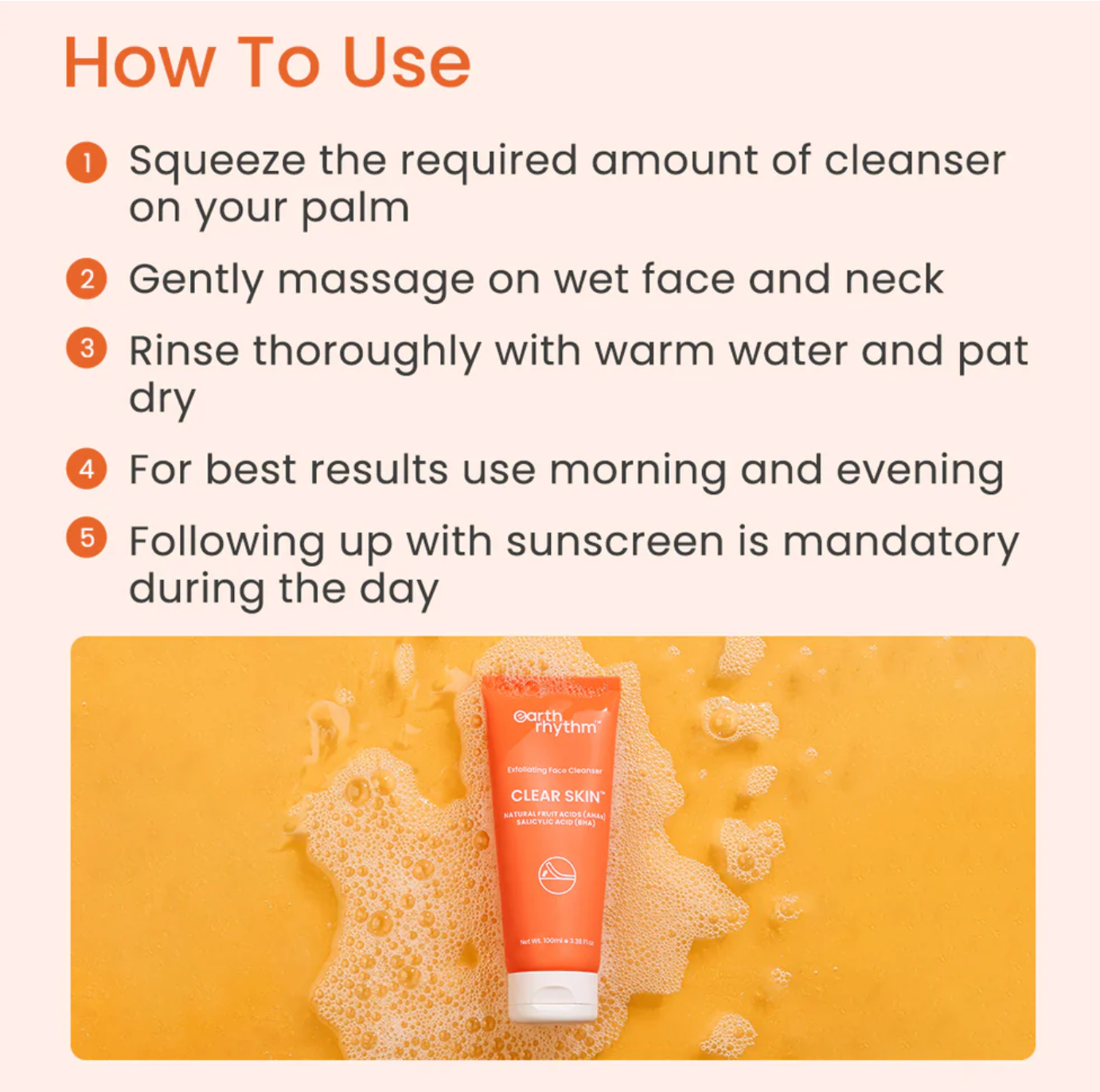 Exfoliating Face Cleanser with AHA and BHA