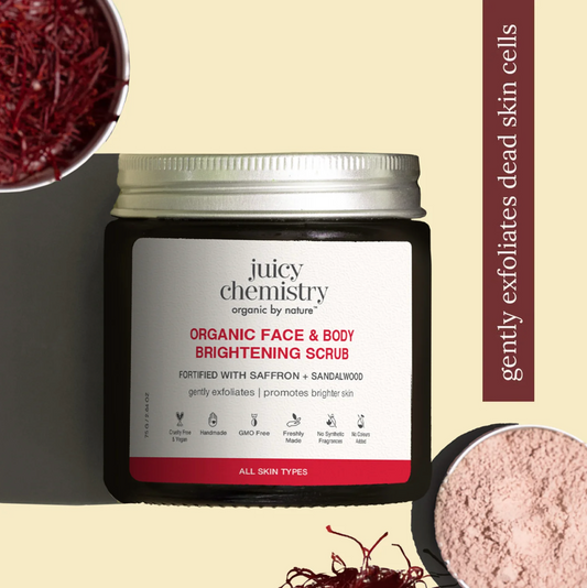 Saffron, Rose and Australian Sandalwood Face Srub